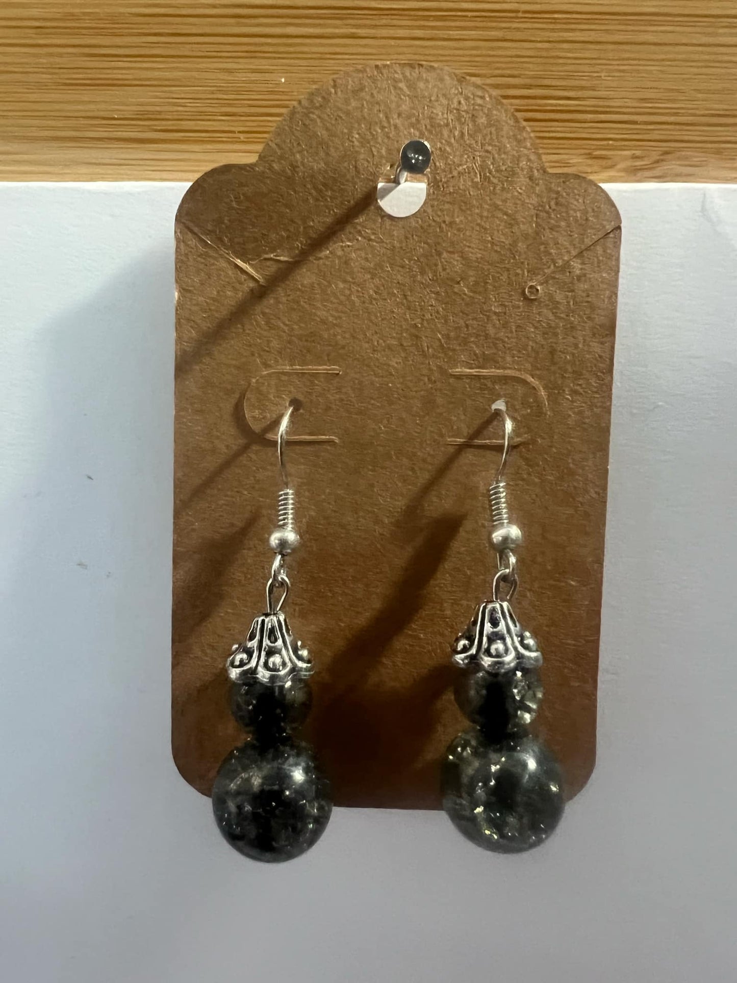Dangle Earrings dark balls