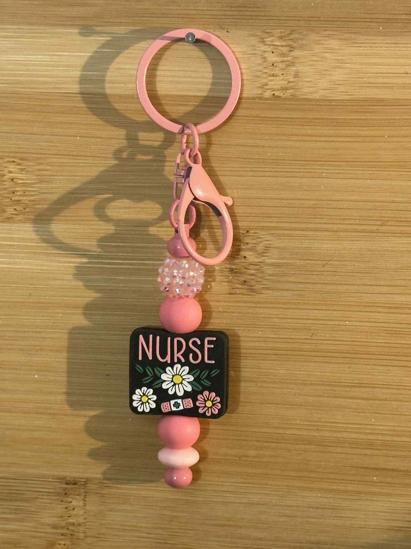 Pink Nurse Keychain