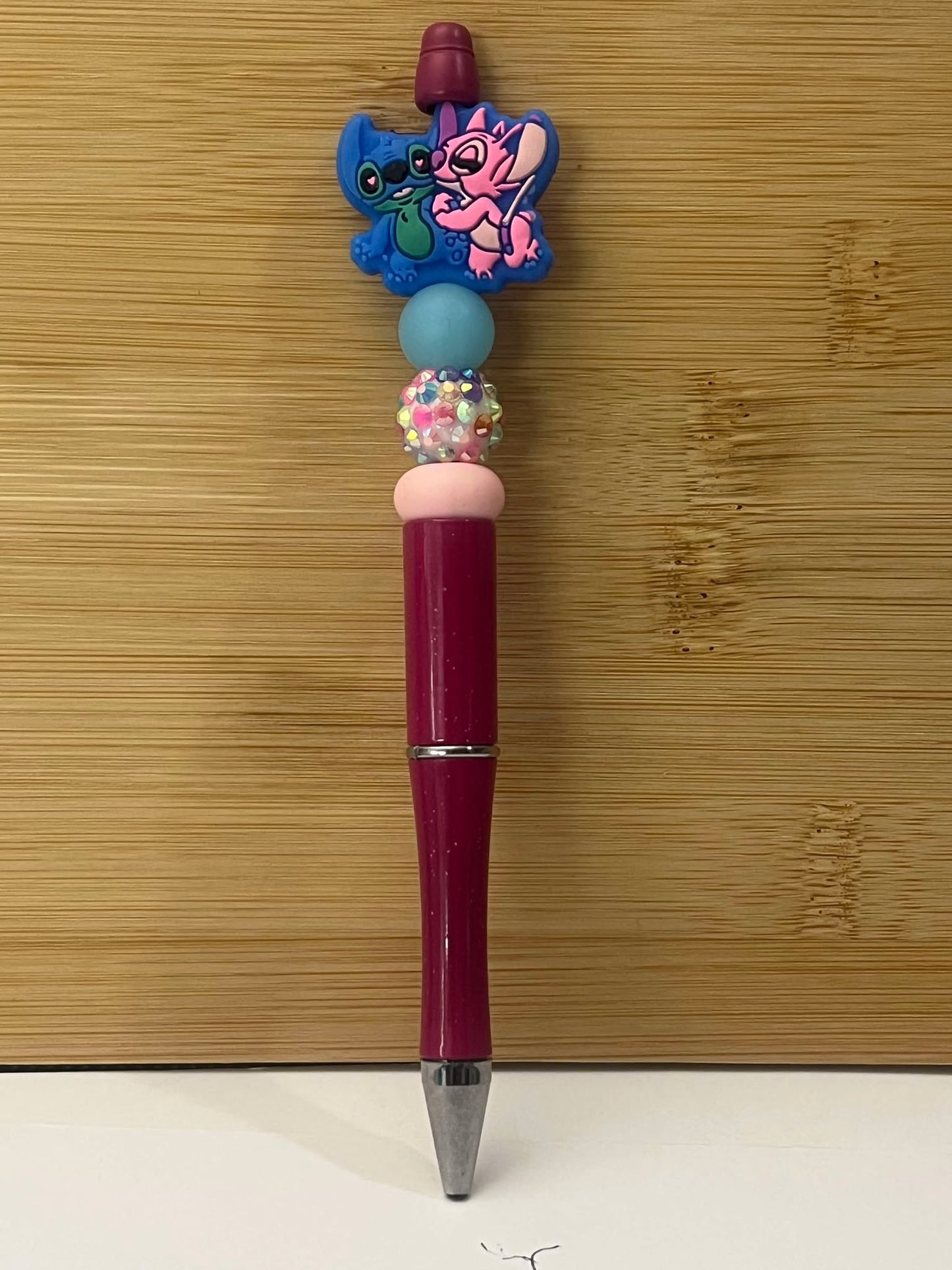 Blue & Pink Alien maroon - Pen