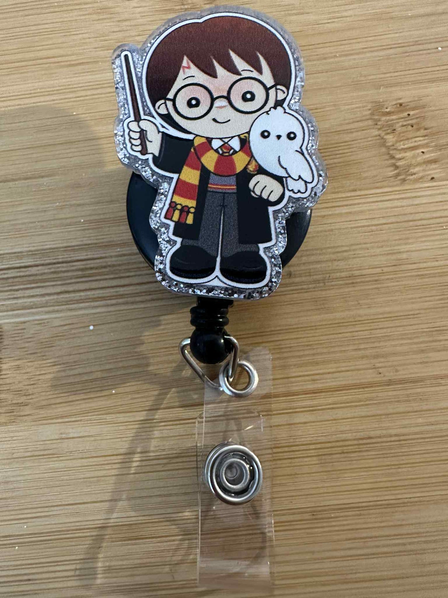 Acrylic Badge Reel - wizard