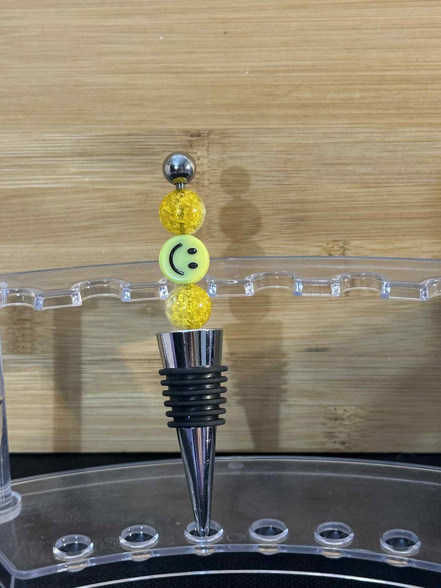 Happy Yellow - Wine Stopper