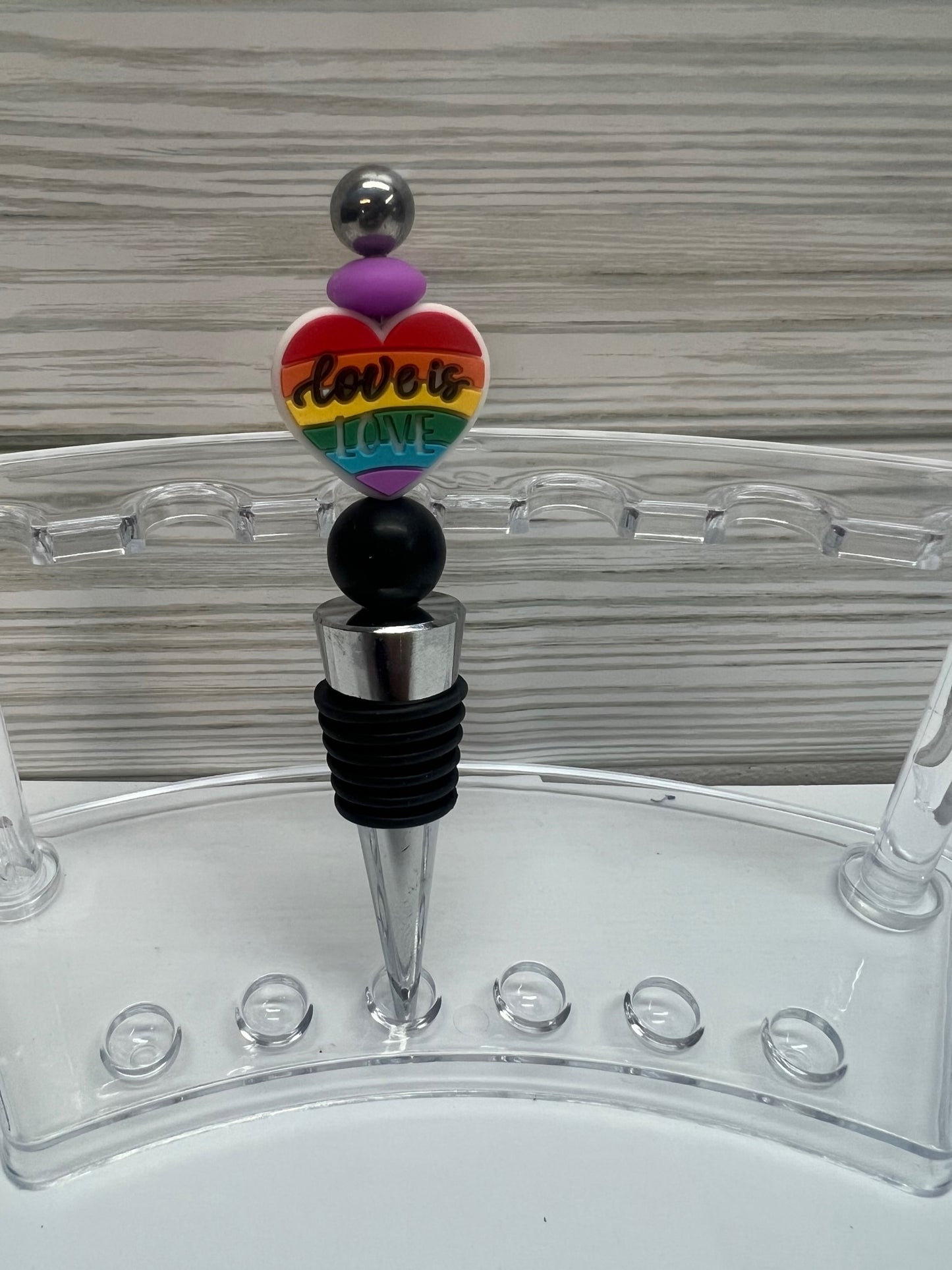 Love is Love Wine Stopper