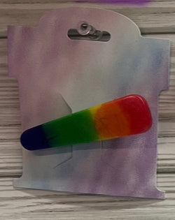 Pride Resin Barrette