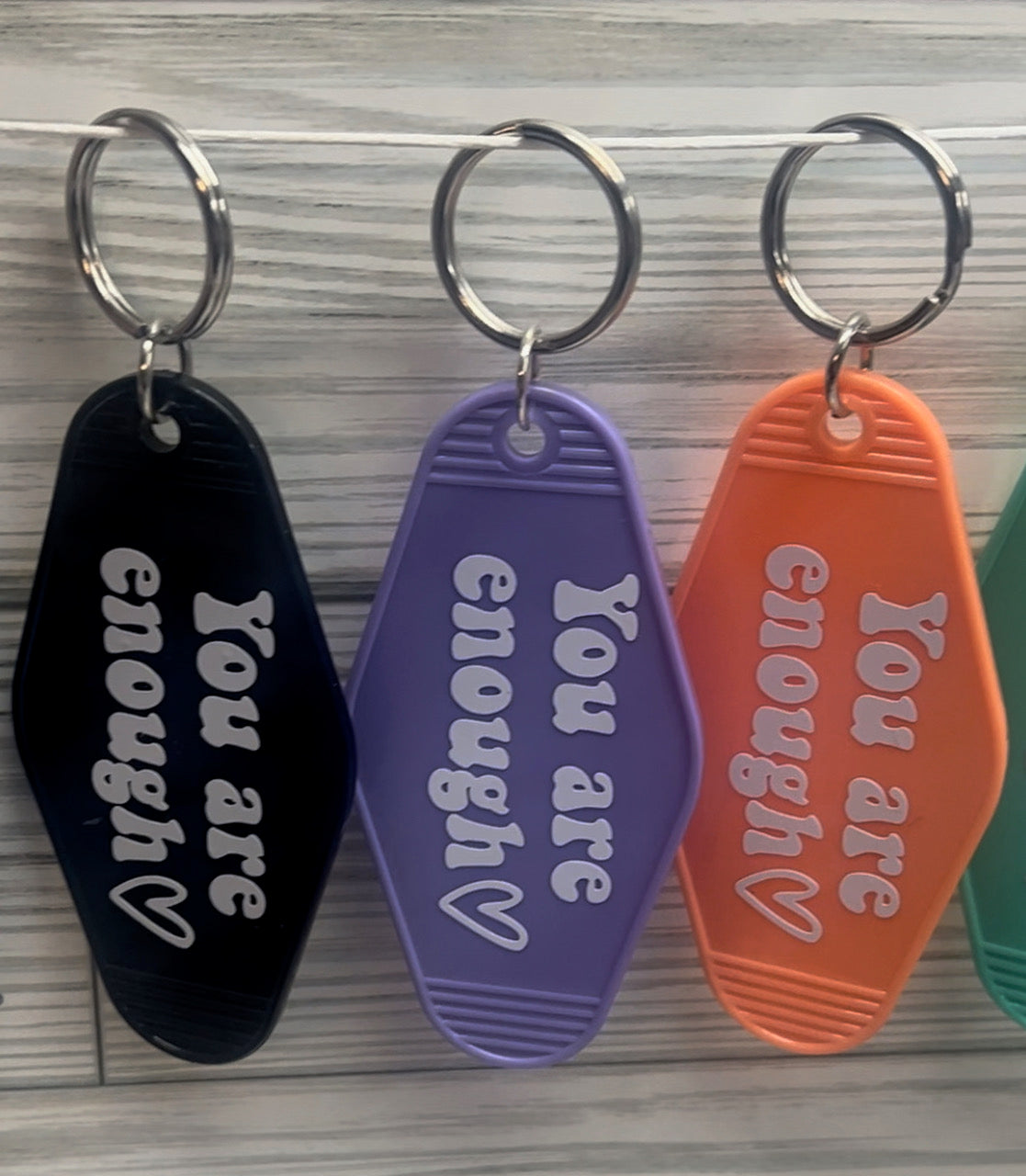 "You Are Enough" Keychains