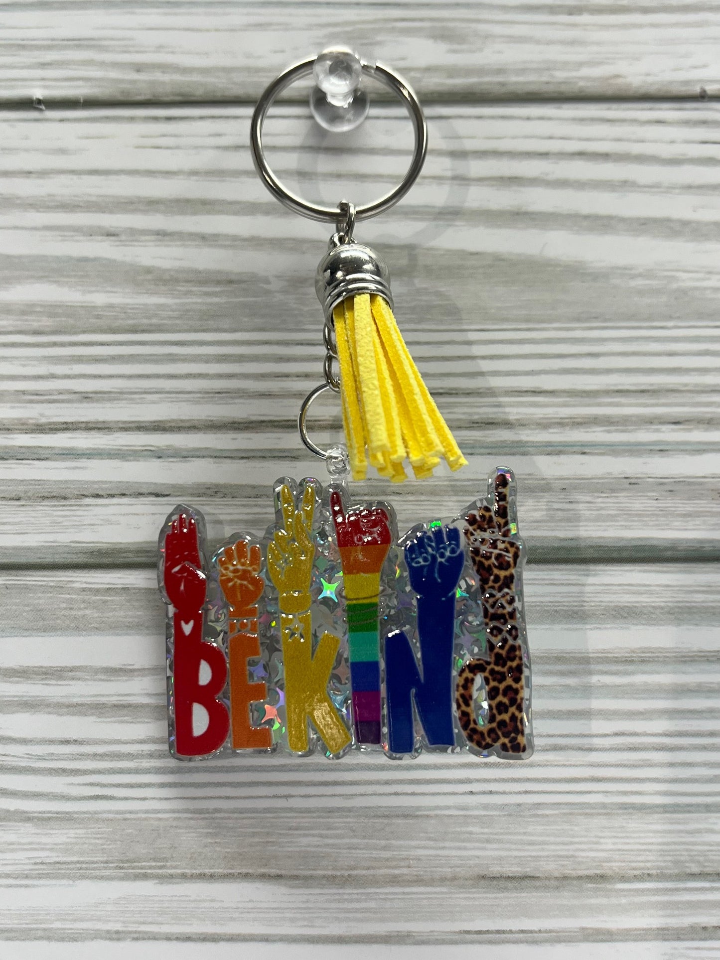 Be Kind Yellow Tassle