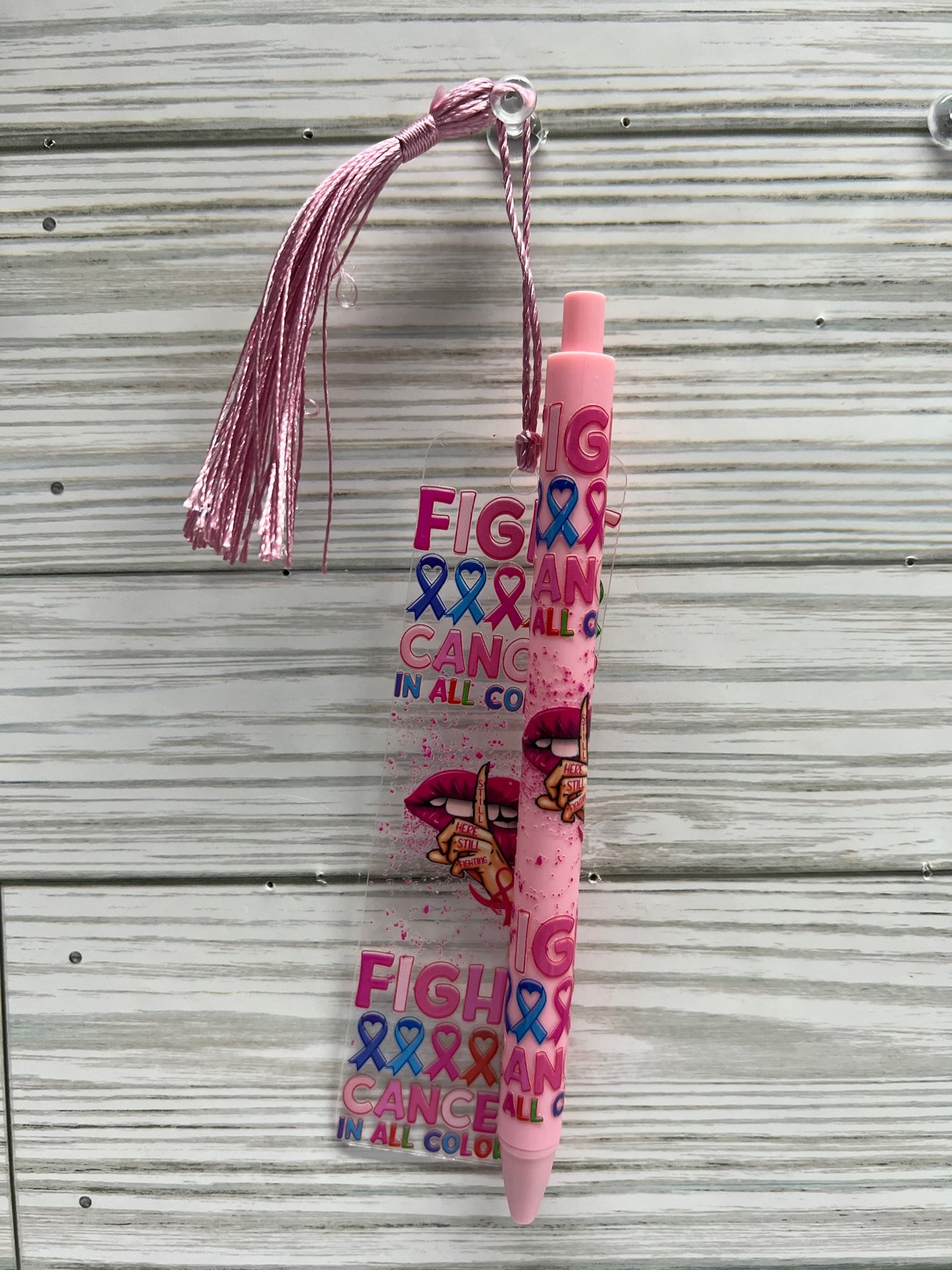 Fight Cancer In All Colors - Bookmark/pen set