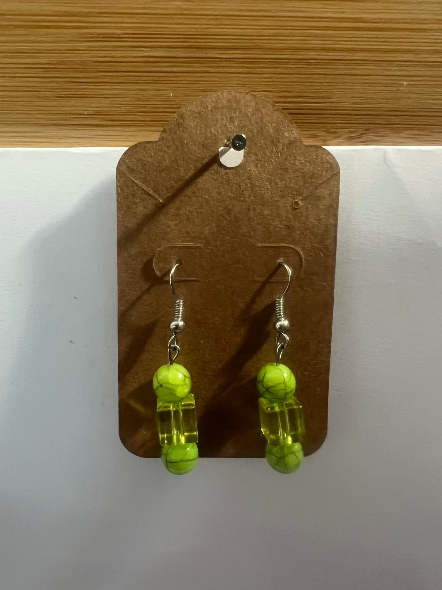 Dangle Earrings Green