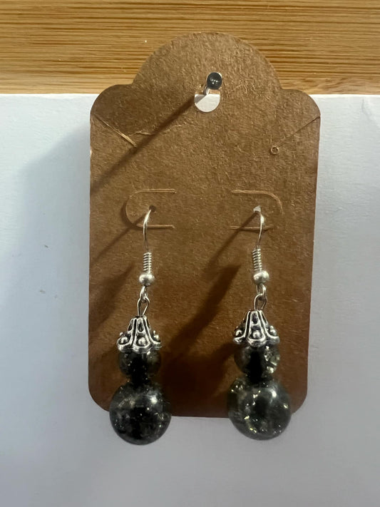 Dangle Earrings dark balls