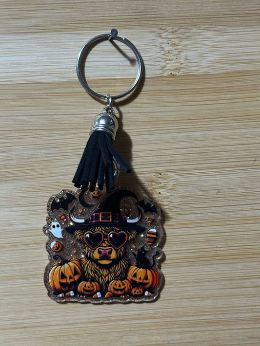 Halloween cow - Keychain