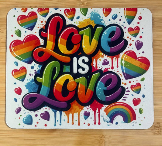 Pride Love is Love Mouse Pad