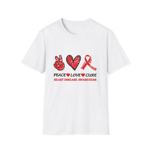 Peace, Love, Cure Softstyle T-Shirt
