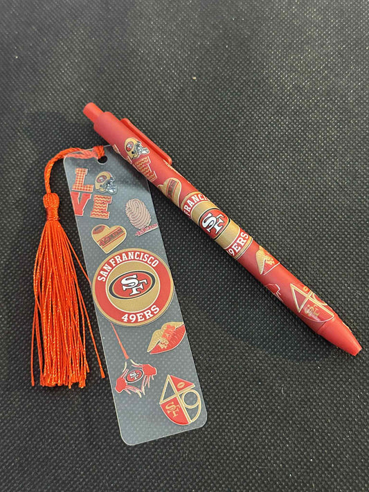 Football Red - Pen&Bookmark Set
