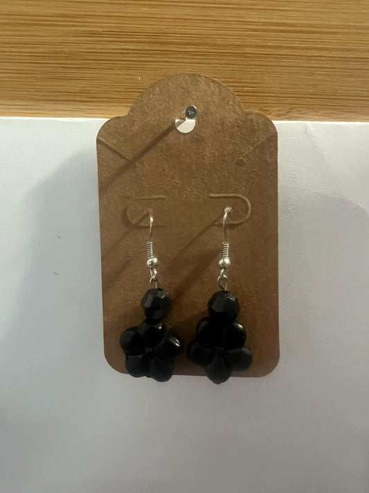 Dangle Earrings Black