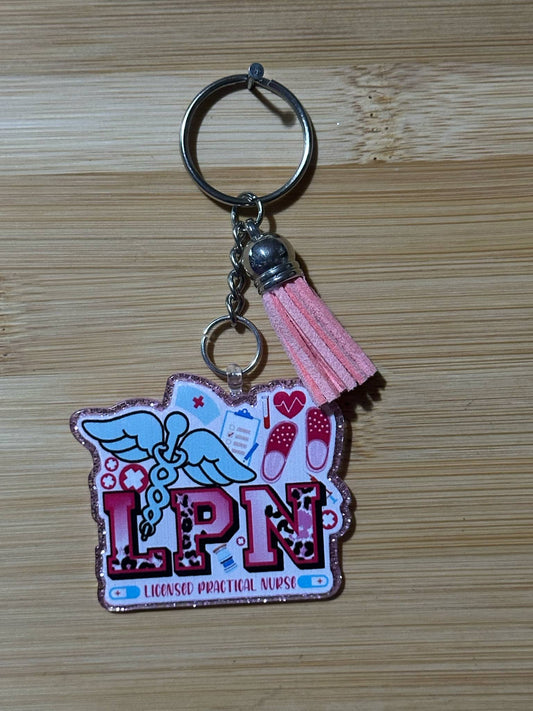 Lpn Pink  - Keychain