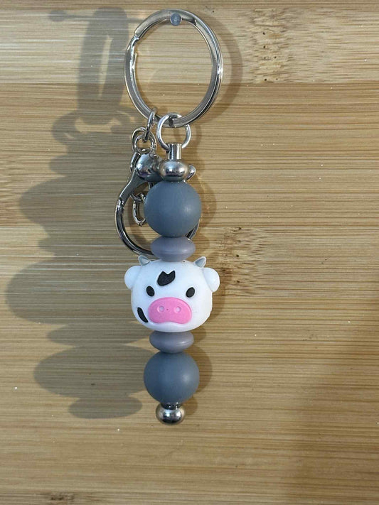 Moo Cow Keychain