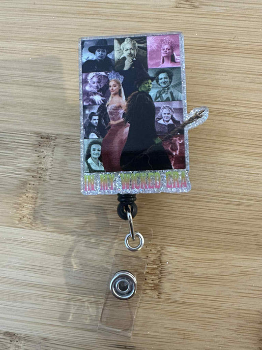 Acrylic Badge Reel - witches