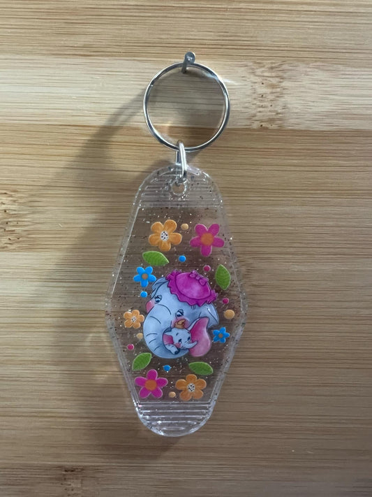 Hotel Keychain Cute Elephants