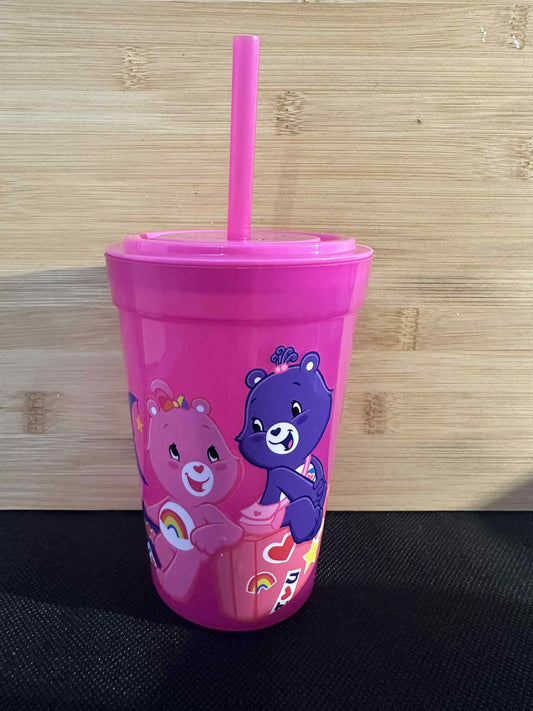 Coloring Changing plastic cup - Pink bears