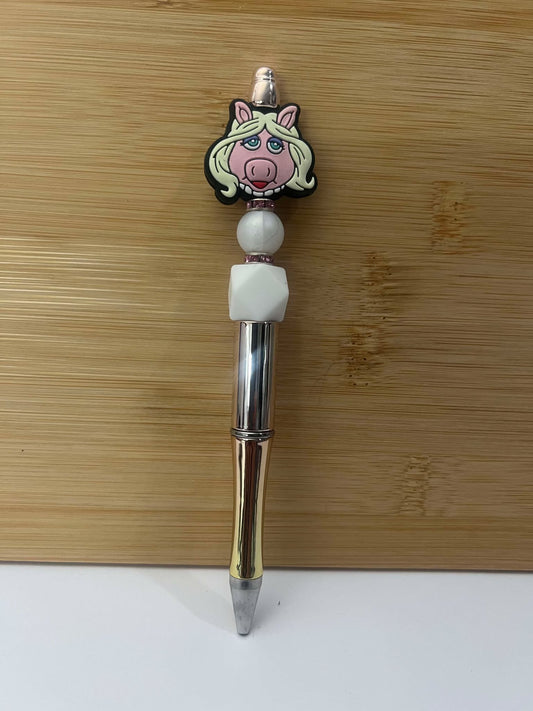 Girl piggy gold - Pen