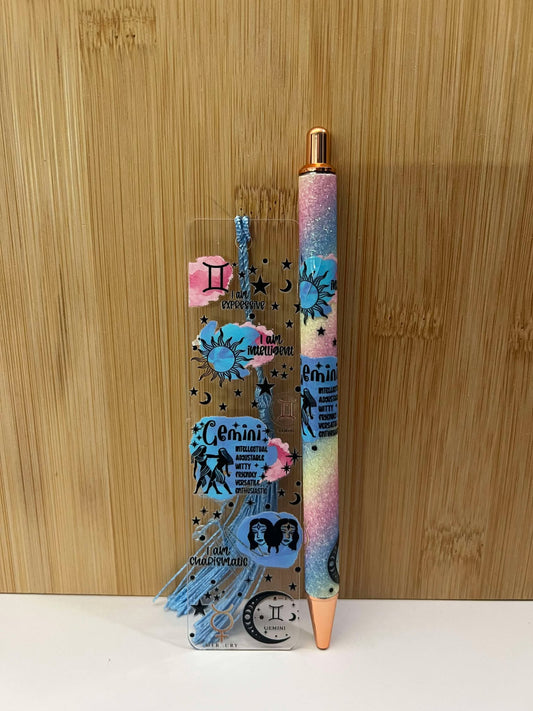 Gemini  - Bookmark/pen set