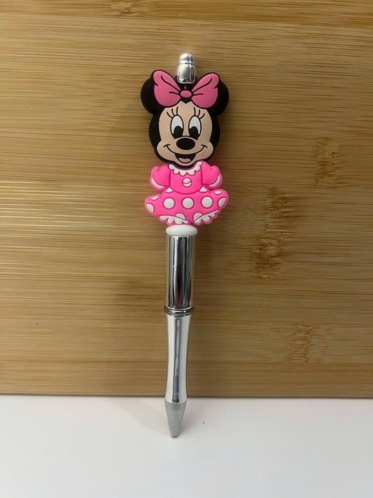 Pink mouse silver - Pen