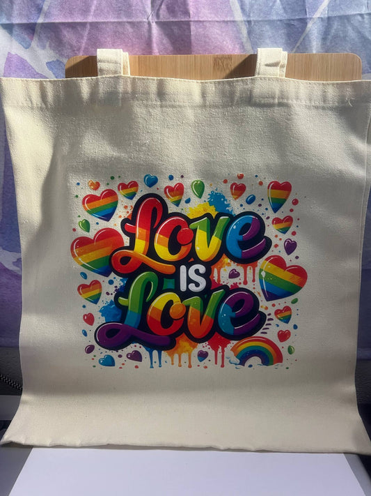 Pride Love is Love Tote Bad