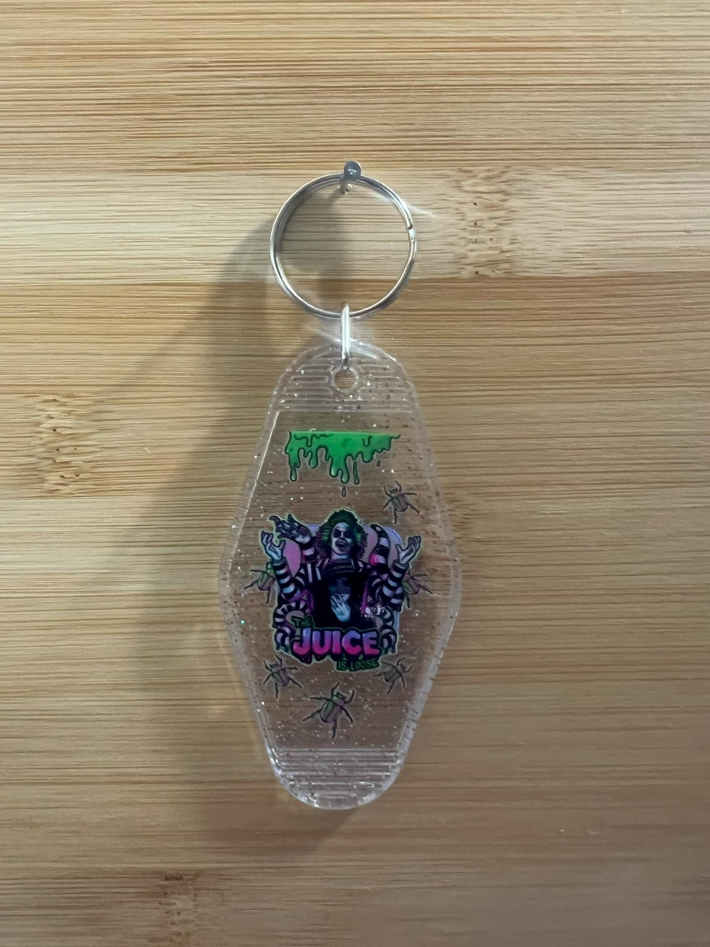 Hotel Keychain Bug Man