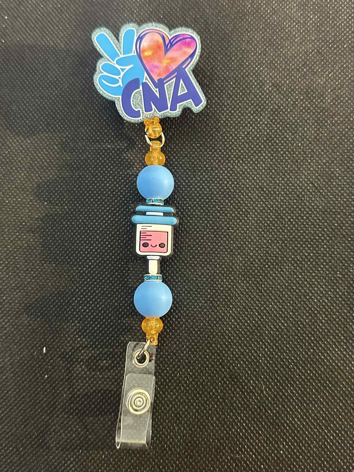 Blue CNA Badge Reel