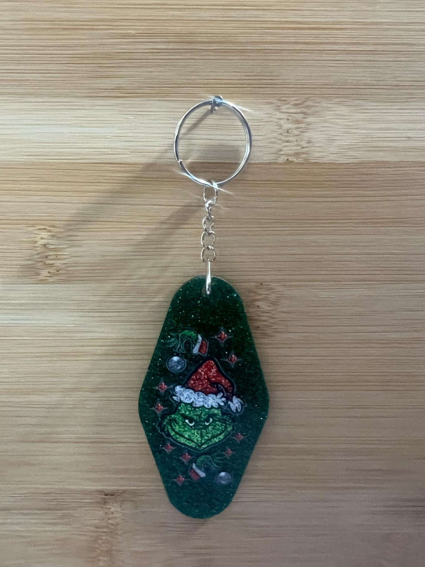 Hotel Keychain Grumpy Christmas Guy