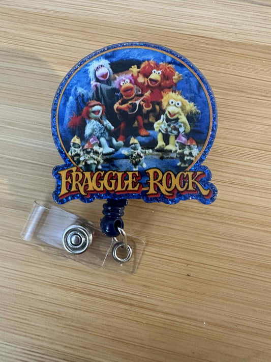 Acrylic Badge Reel - oldie
