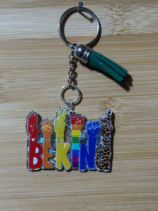 Be Kind hands  - Keychain