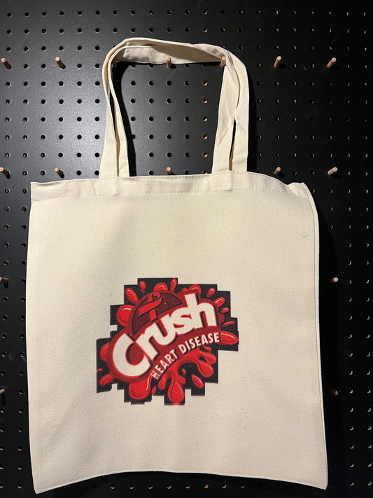 Crush Heart Disease Tote Bag
