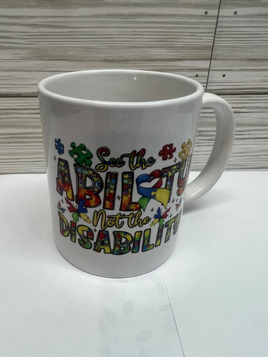 Ability Not Disability Coffee Mug