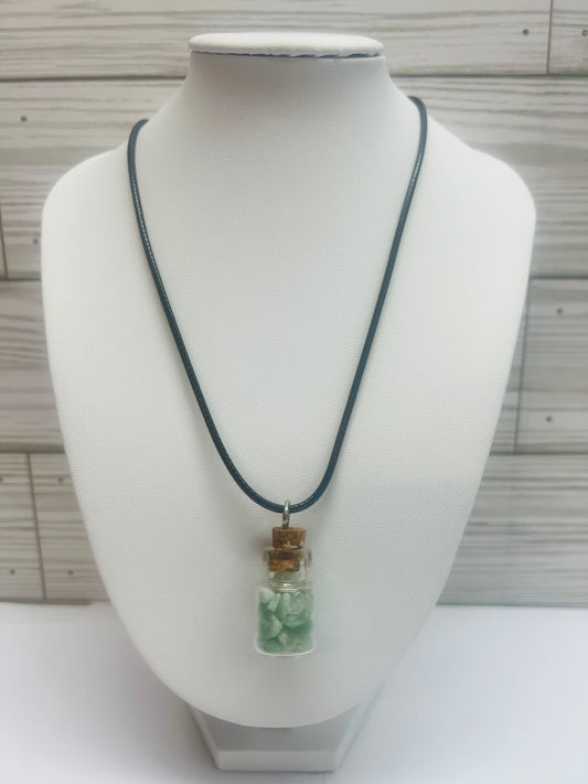 Green Aventurine Healing Crystal Pendant