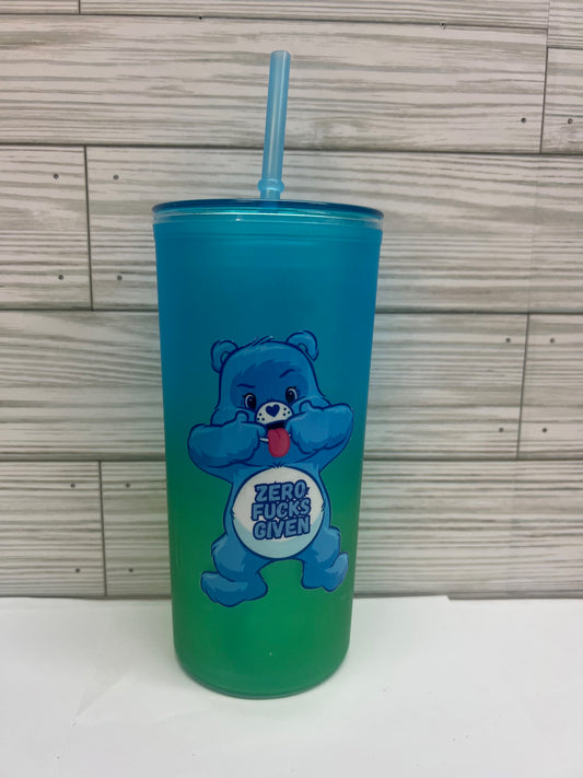 Swear Bear - 0 "F's" Given Plastic Tumbler