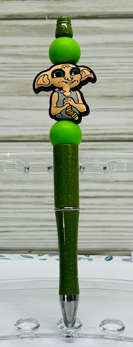 Wizarding Elf Green Beaded Pen