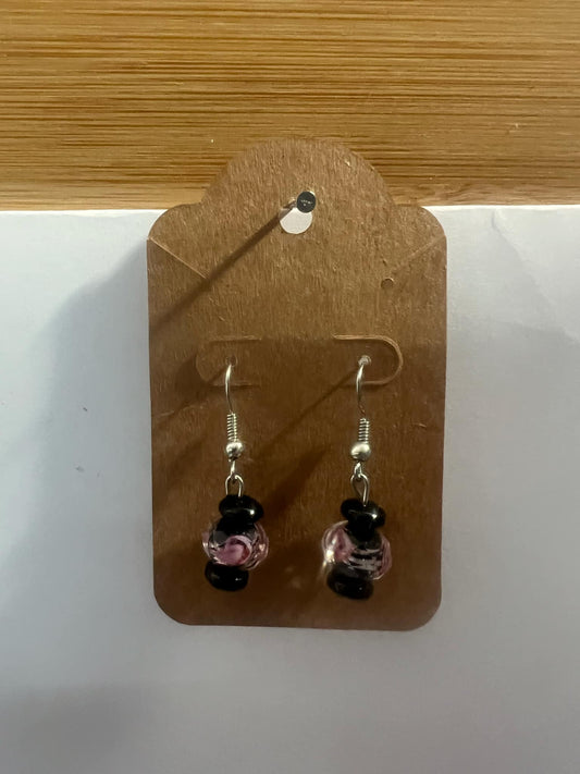 Dangle Earrings Black