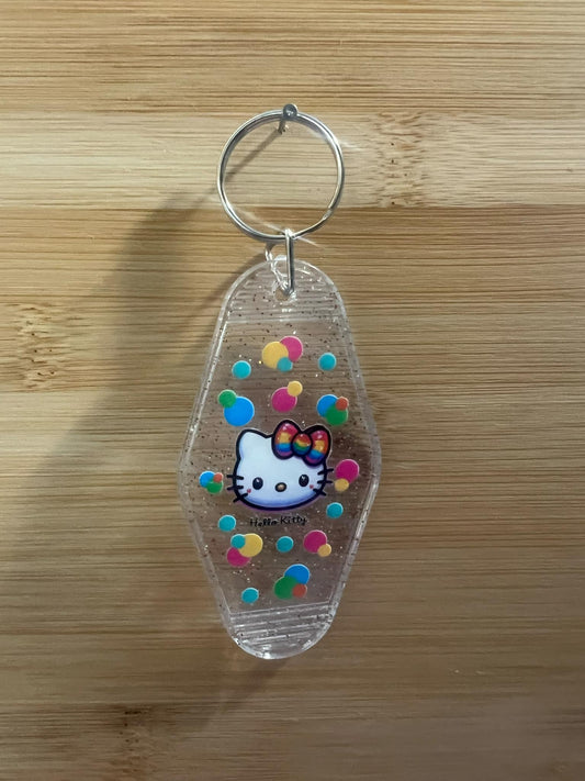 Hotel Keychain cute kitty Bubbles