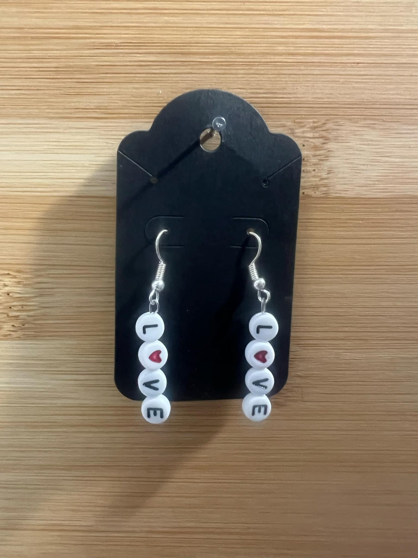 Dangle Earrings Love