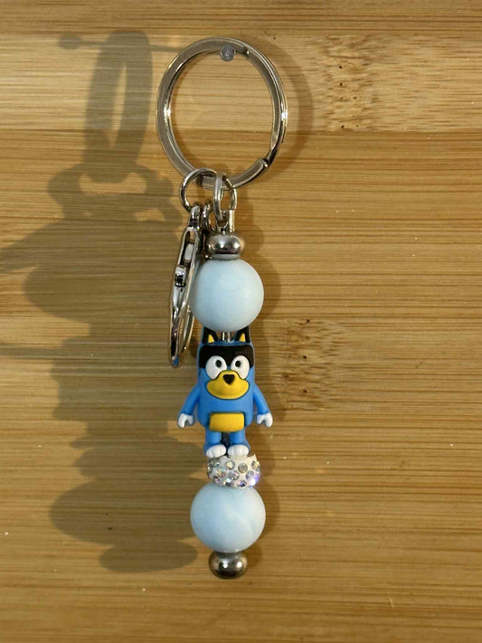 Blue dog Keychain