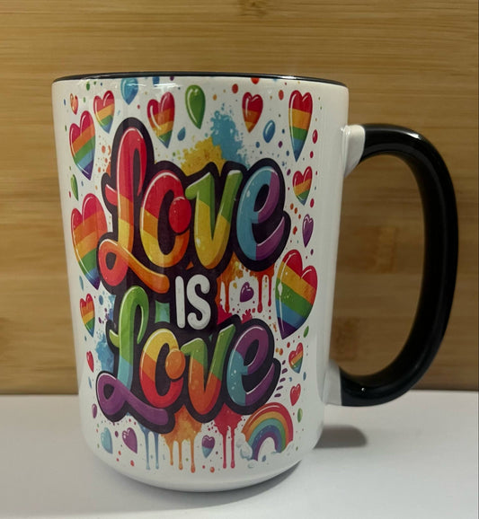 Pride Love is Love Coffee Mug