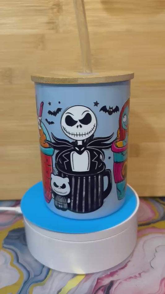 Coffee Cup With Lid and Straw - NBC in Blue